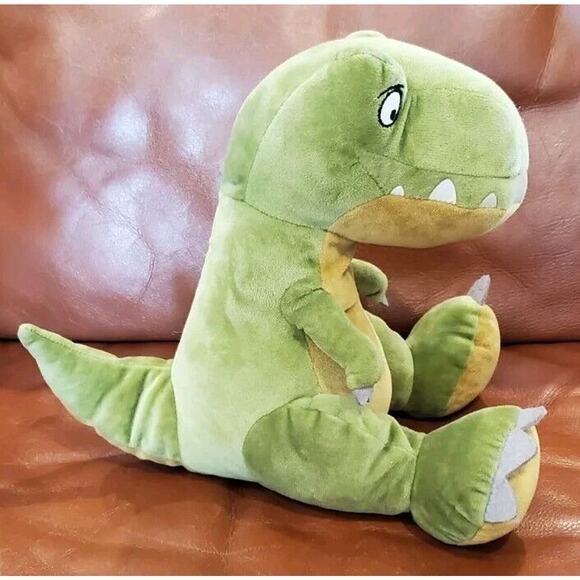 10 Inch Kohl's Cares T-Rex Dinosaur Stuffed Animal Plush Toy Embroidered Eyes - Picture 3 of 8